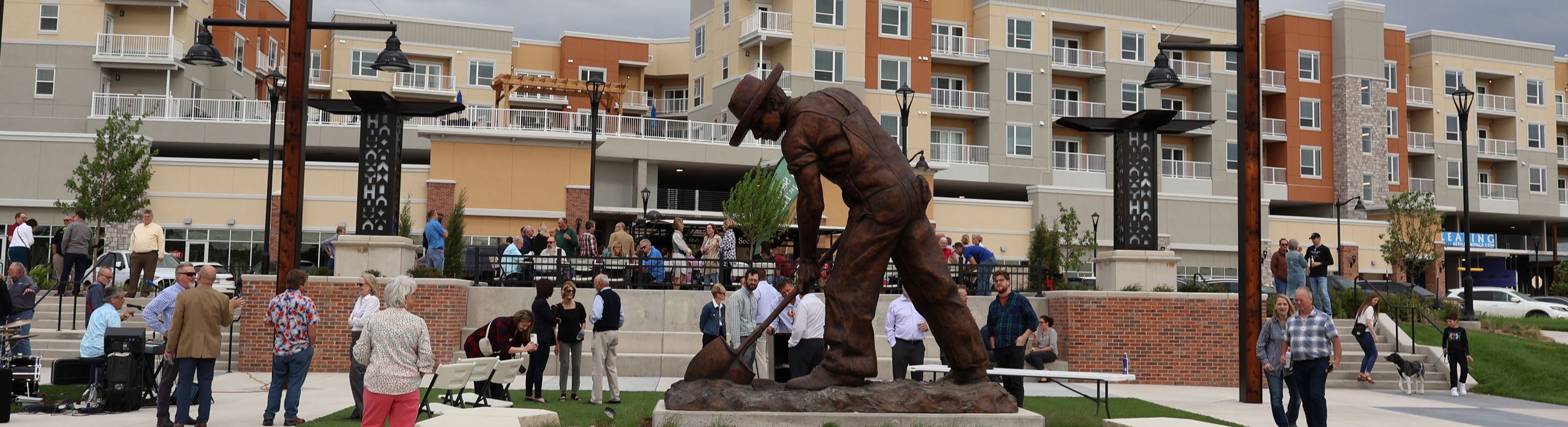Heritage man in the park 