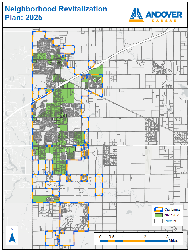 Neighborhood Revitalization Plan 2025 - 2027 map