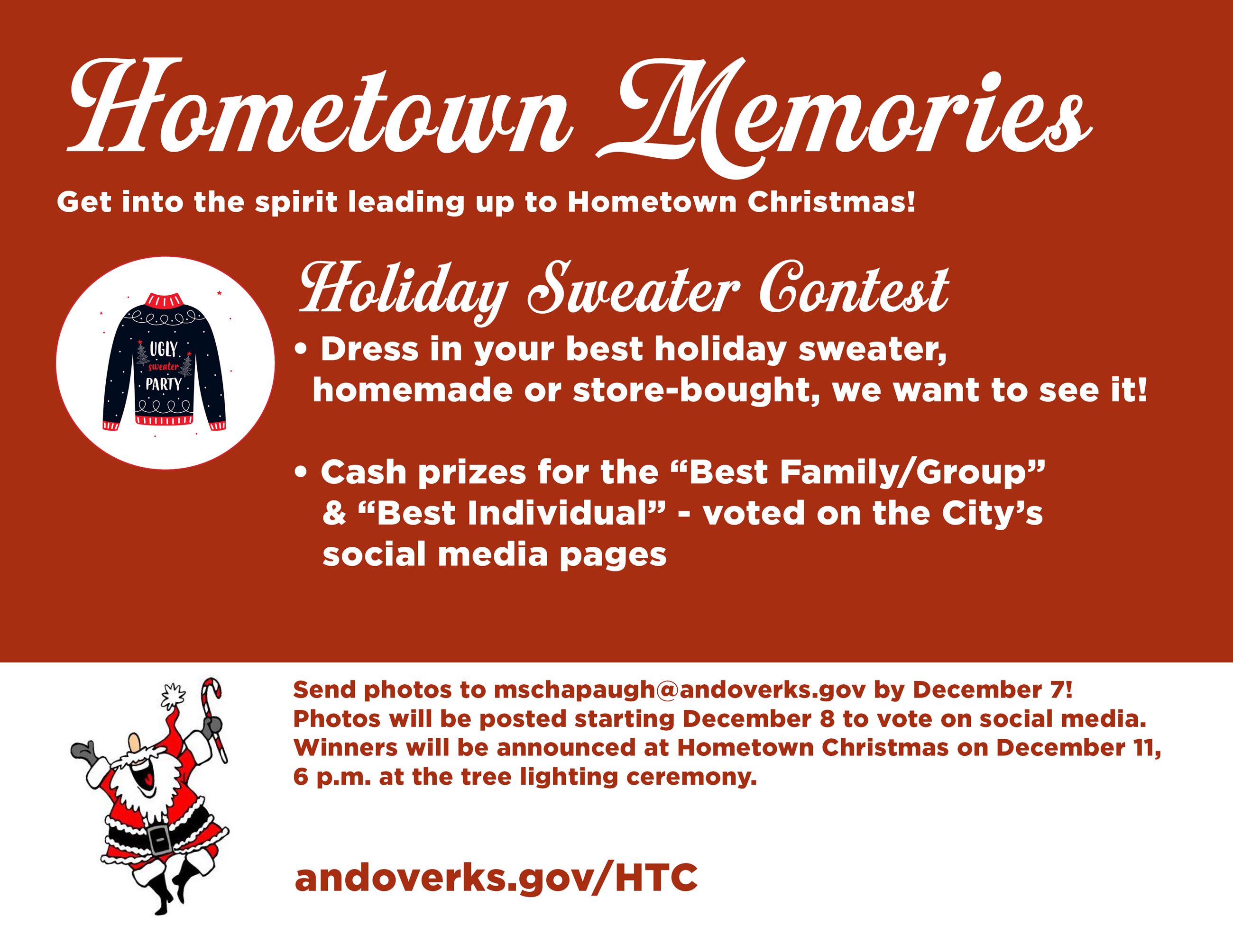 holiday sweater contest