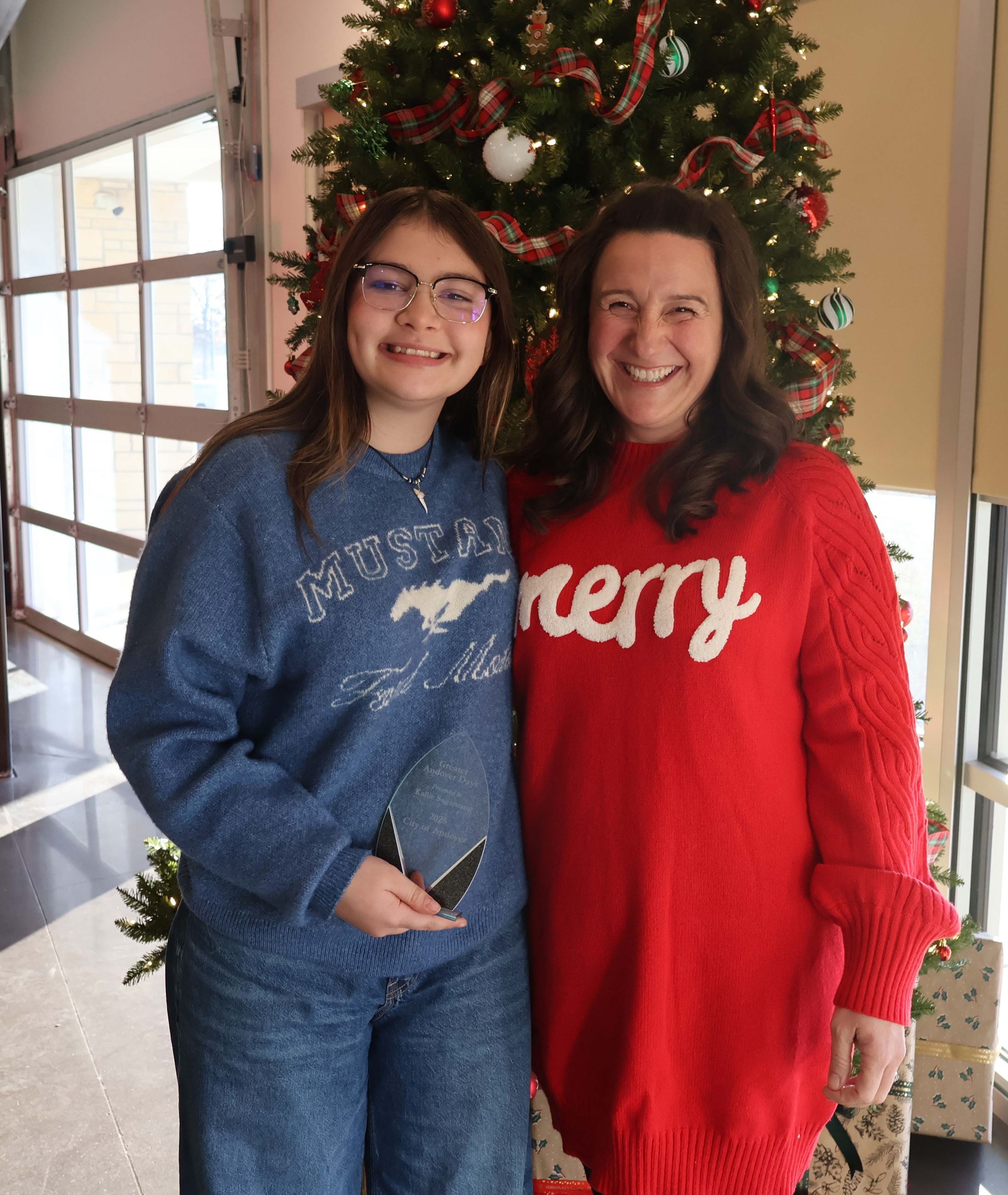 lady with lady at appreciation breakfast 