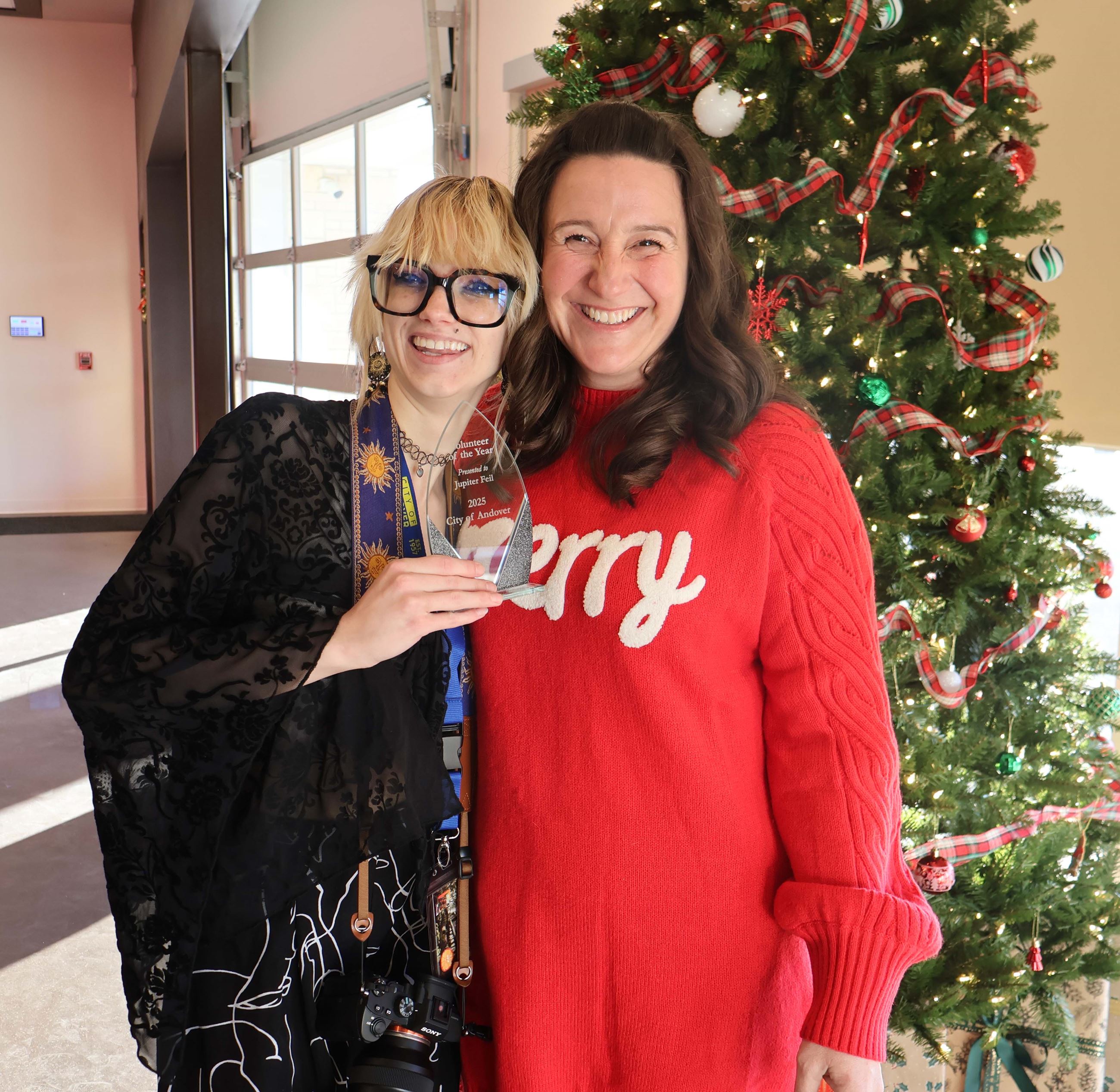 lady with lady at appreciation breakfast 