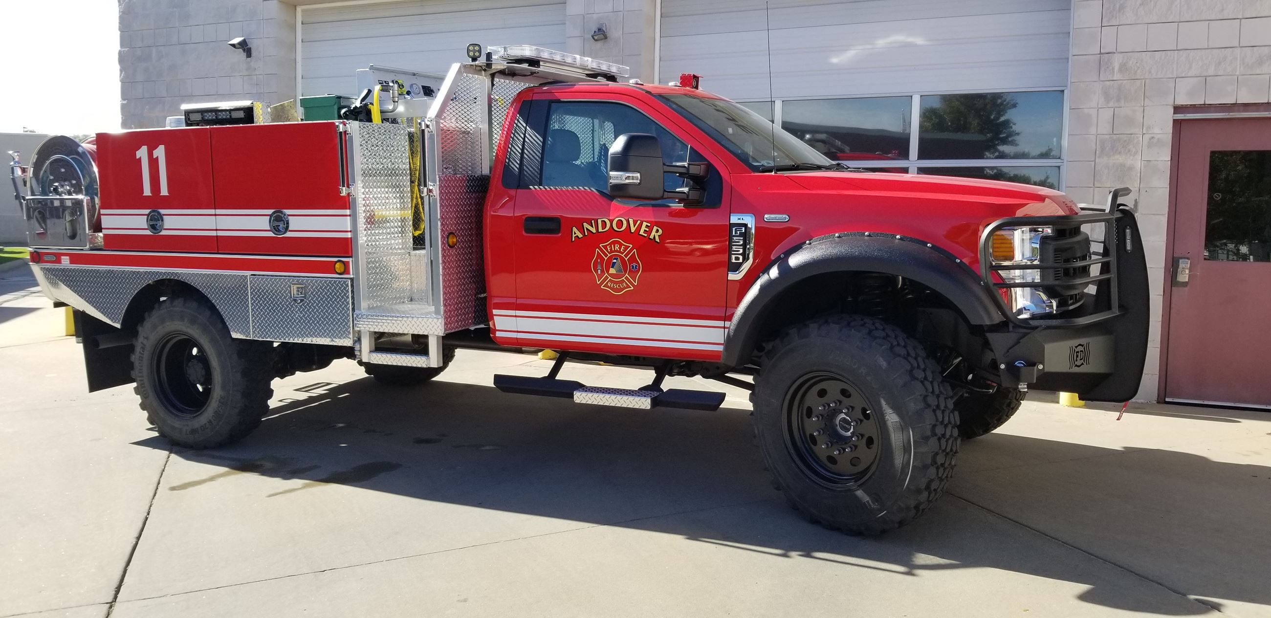 Brush Truck - Red truck